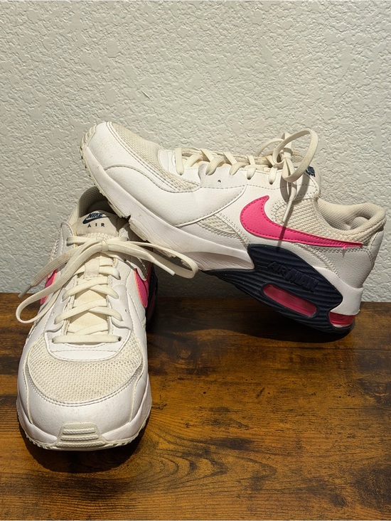 Nike Shoes - Nike Women’s Air Max Sneaker - White with Pink Swoosh